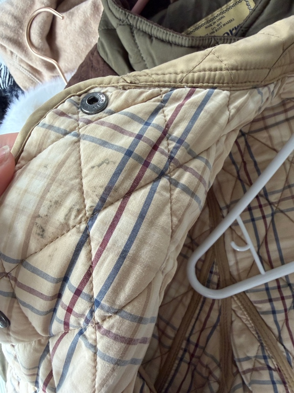 Vintage L.L. Bean Quilted Tan Puffer Jacket - Picture 8 of 16